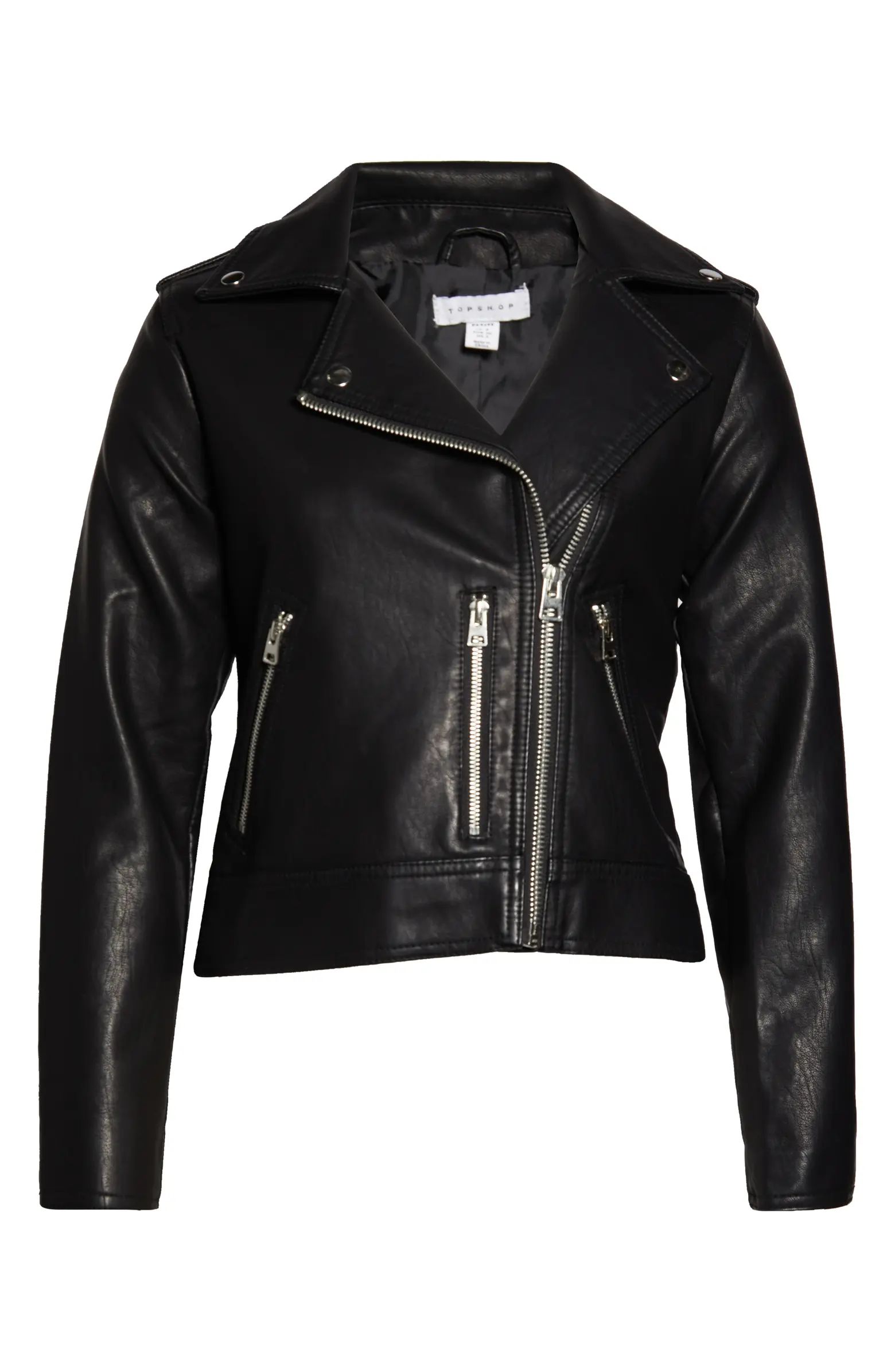 Faux Leather Moto Jacket | Nordstrom