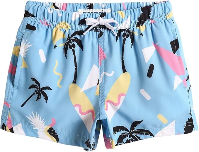 maamgic Boys Swim Trunks Stretch Quick Dry Swim Shorts Kids Bathing Suits Toddler Boy Swimsuit Sw... | Amazon (US)