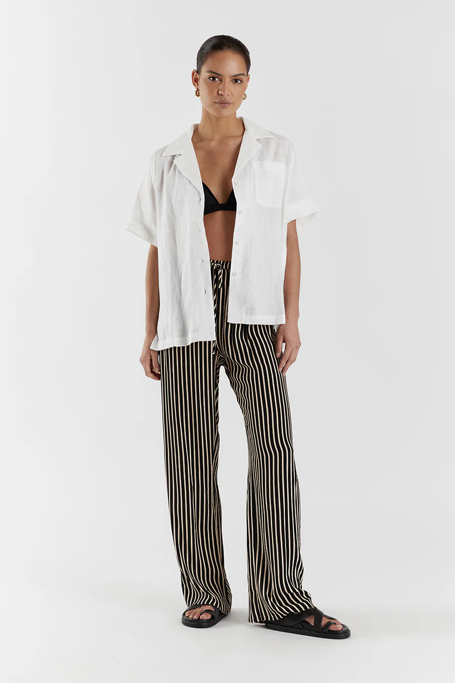 RORY STRIPE DRAWSTRING PANT | DISSH