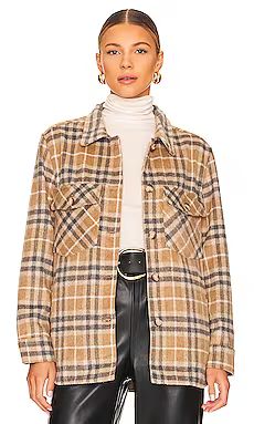 BLANKNYC Plaid Shacket in Coffee Date from Revolve.com | Revolve Clothing (Global)
