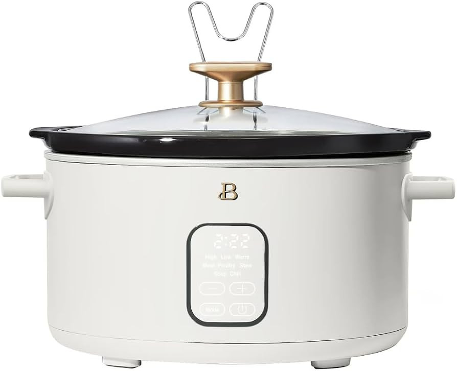 6 Qt Programmable Slow Cooker with Digital Timer, 5 Cooking Functions, Removable Ceramic Pot and ... | Amazon (US)