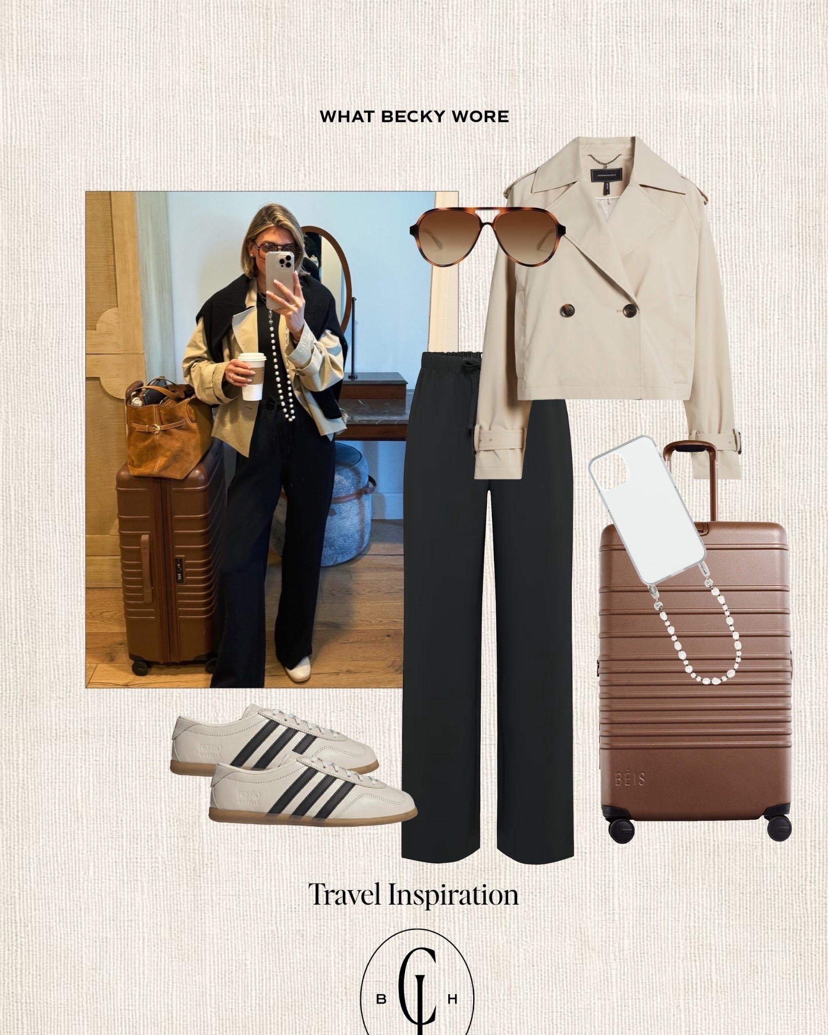 My no fail travel and airport outfit. I'm 5'7 wearing the regular length @Aritzia pants in a size small. They fit true to size and are a BEST SELLER this week!

#LTKTravel #LTKootd