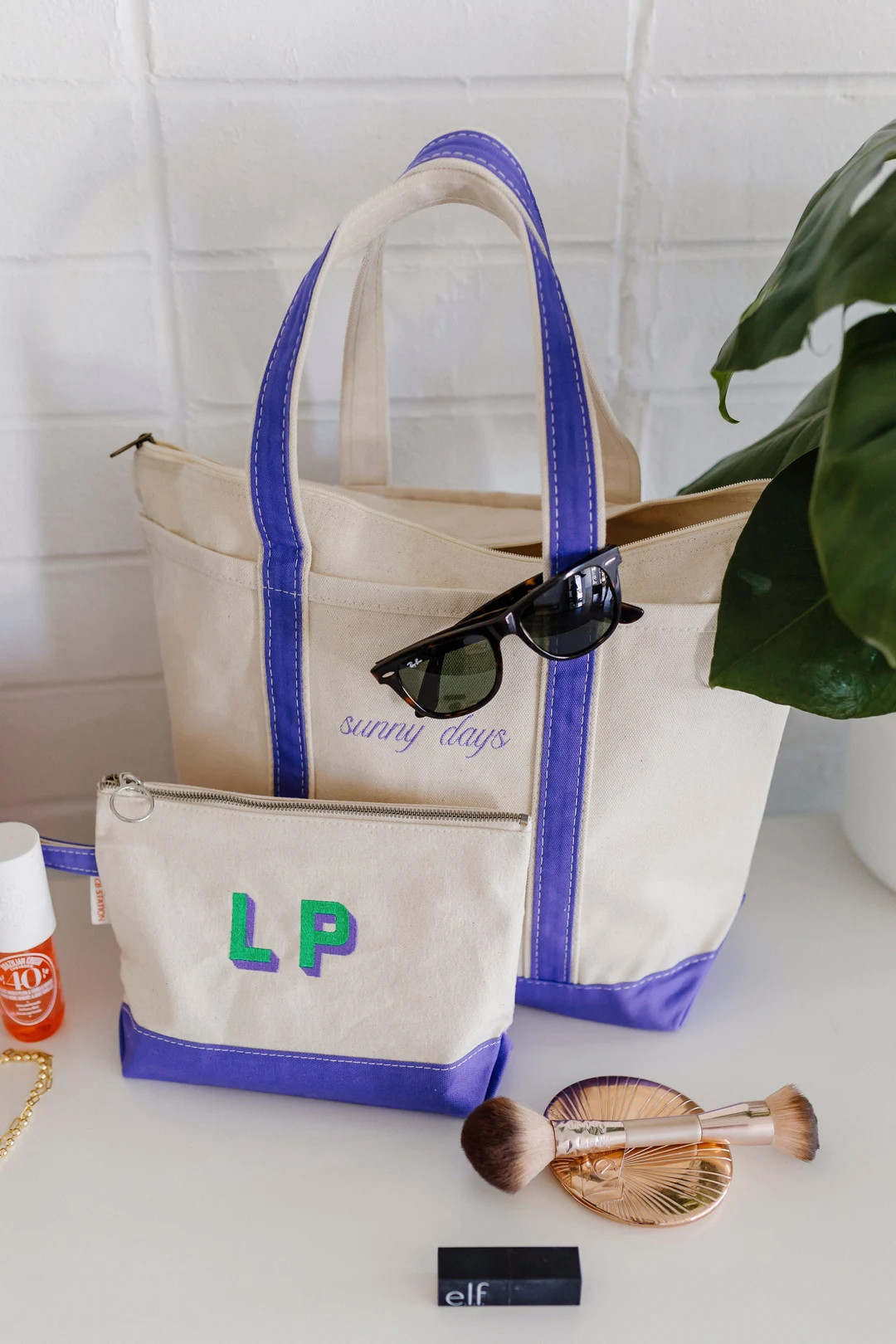 Makeup Bag Personalized, Cosmetic Case, Monogram Tote, Monogram Pouch, Bridal Party Gifts, Gradua... | Etsy (US)