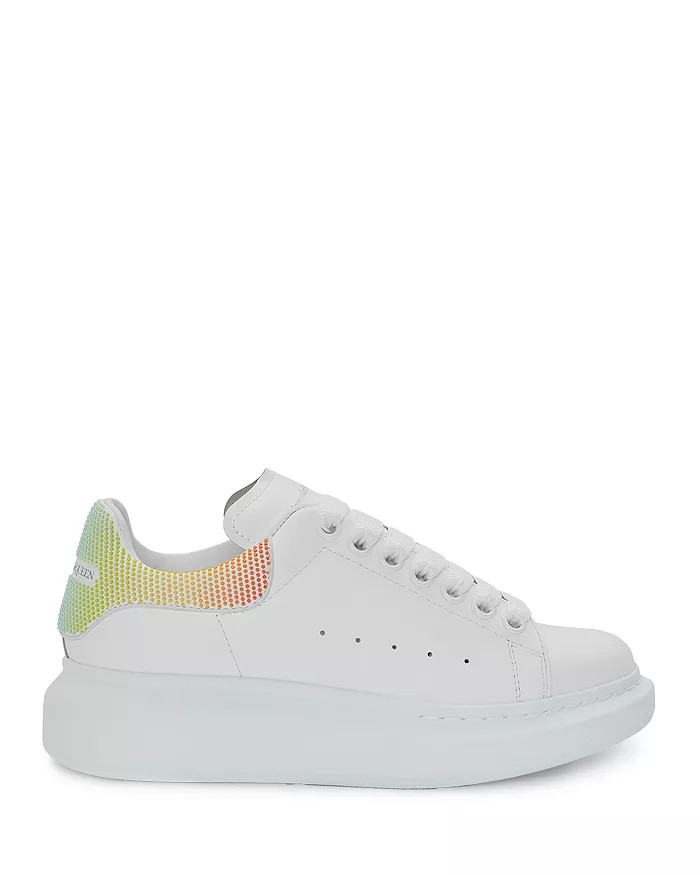 Women's Oversized Pixelated Heel Detail Platform Low Top Sneakers | Bloomingdale's (US)