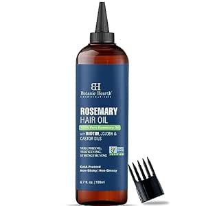 Botanic Hearth 100% Pure Rosemary Oil For Hair Growth Infused With Biotin | Hair Strenghtening Tr... | Amazon (US)