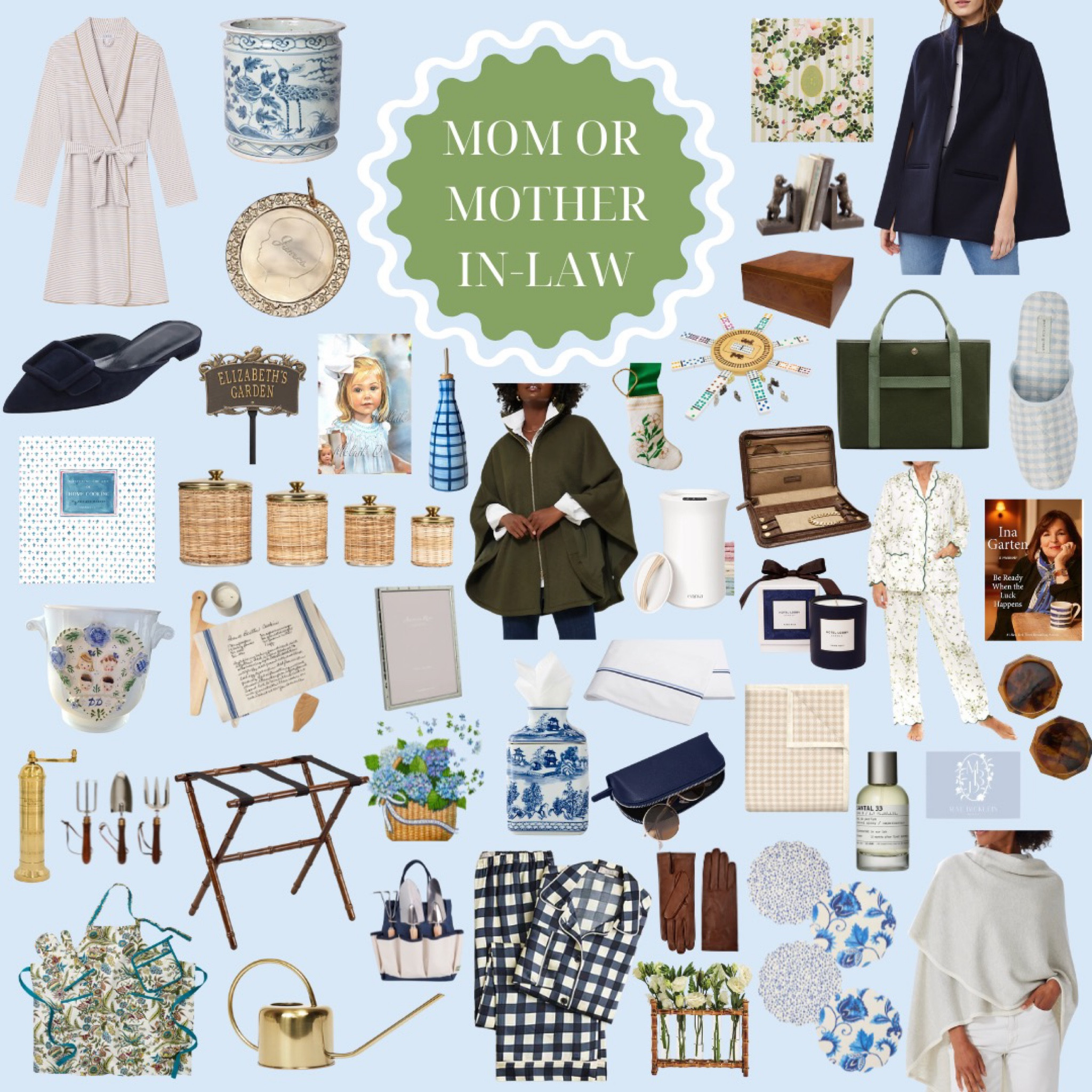 Gifts for your Mom or Mother-Law or someone who serves that role Part 1

Creative gift ideas for you mom or mother in law or anyone in your life that serves that role or would have similar interests! I included some meaningful items I know she’d love as well as some beautifully traditional ideas and interest based gift items!

Be sure to shop part 2 in my other LTK post for any links not seen!

Gifts for mom, mother in law gifts, gift ideas for her, grandmother Christmas gifts, gardening gifts, classic style, meaningful gifts for her, cooking gift ideas, home decor gifts 

#LTKHoliday #LTKGiftGuide #LTKFindsUnder100