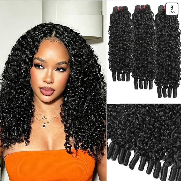 Burmese Curly Bundles Human Hair 16 18 20 Inch 3c4a 100% Virgin Unprocessed Curly Human Hair Bund... | Amazon (US)