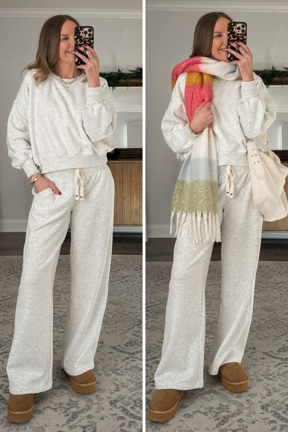 Ok Walmart I 👀 you. This whole outfit looks like it’s straight out of Abercrombie! 

The details on this set as so sweet and this scarf is so soft and cozy with the most beautiful colors.

Cozy winter outfit idea, coffee dat outfit, errands outfit, gifts for her, cold weather style, cozy style, Walmart fashion finds, style on a budget



#LTKootd #LTKGiftGuide #LTKmomlife