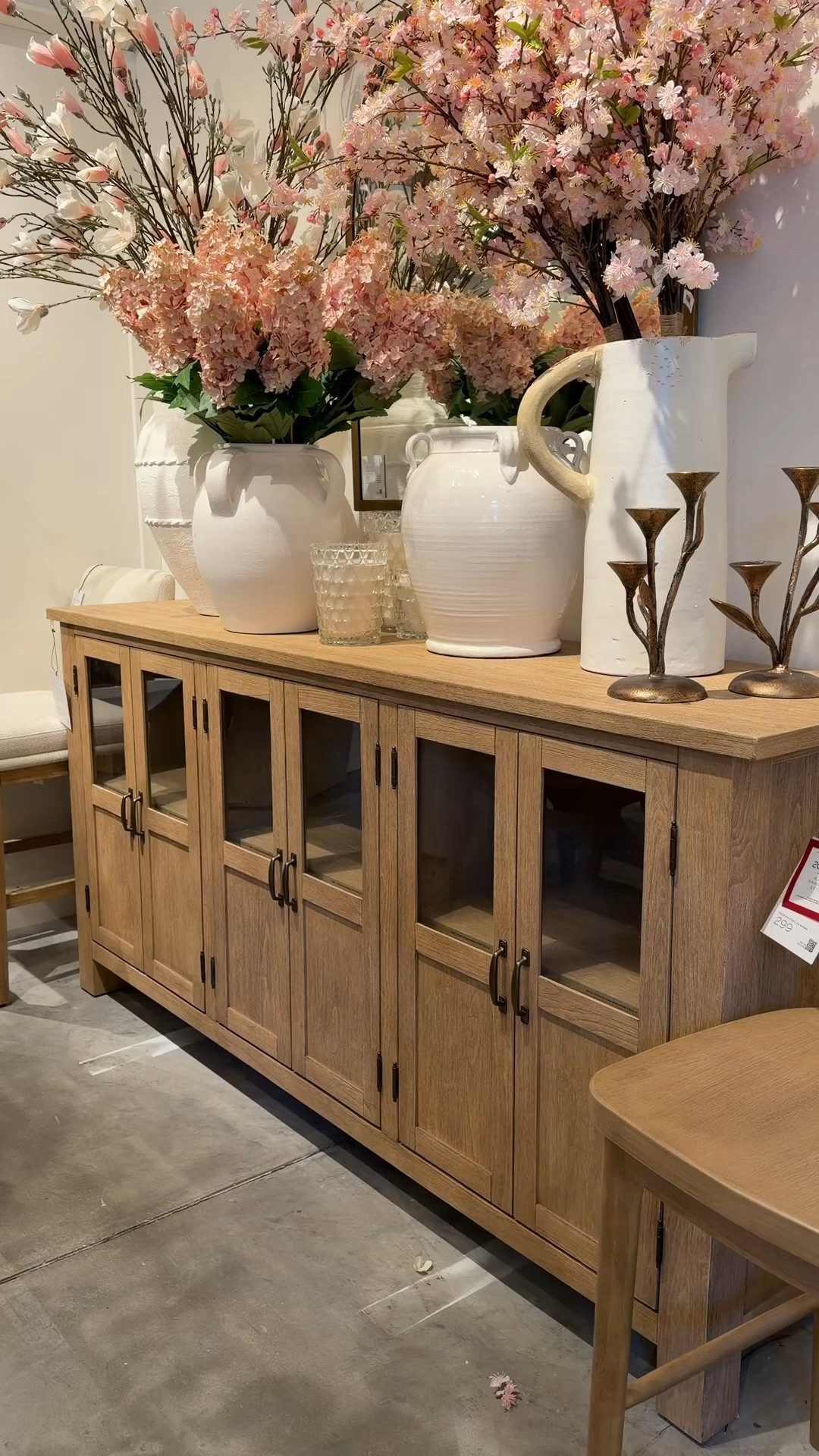 Sale alert on a Pottery Barn best seller! ✨ The Toscana Buffet has such a beautiful modern farmhouse look, and I love the half-glass, half-solid door fronts—perfect for displaying favorite pieces while still keeping everyday items tucked away. 🤗 It offers tons of storage and comes in multiple finishes, including the Seadrift shown here and the new lighter White Sand. A timeless buffet that’s both stylish and practical. Linked this one and similar sideboard styles to shop! 🤍 #PotteryBarn #ModernFarmhouse
#Sideboard

#LTKHome #LTKSaleAlert #LTKSeasonal