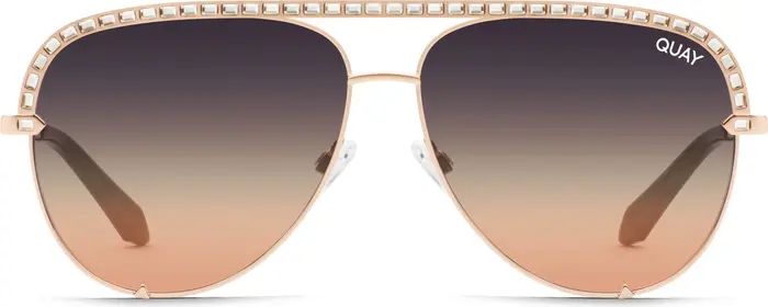 High Key Bling 55mm Gradient Aviator Sunglasses | Nordstrom