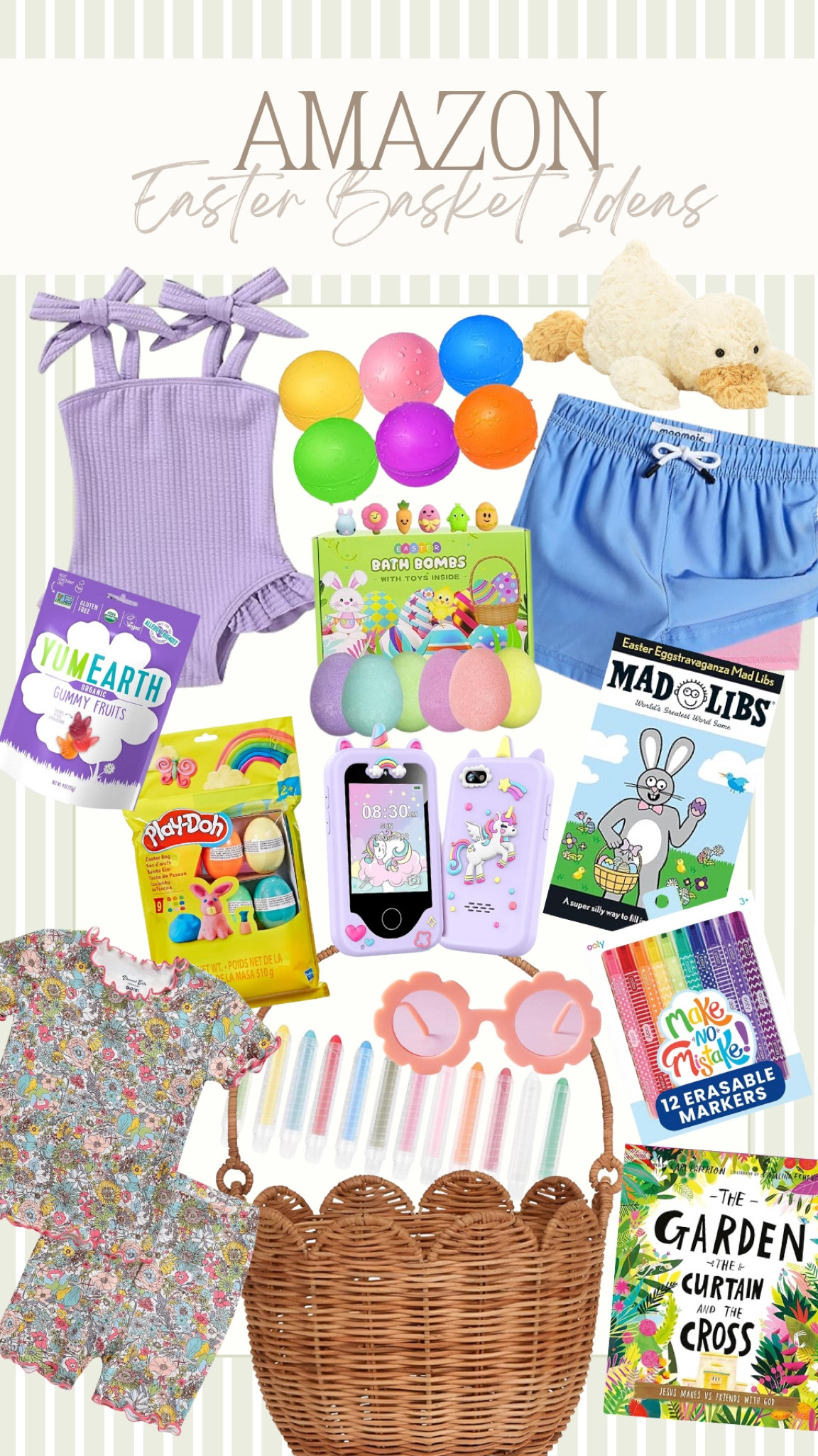 Amazon Easter basket ideas!

THEBLOOMINGNEST spring Easter basket Amazon pjs swim crafts art toddler kids chalk 


#LTKFamily #LTKSeasonal #LTKKids