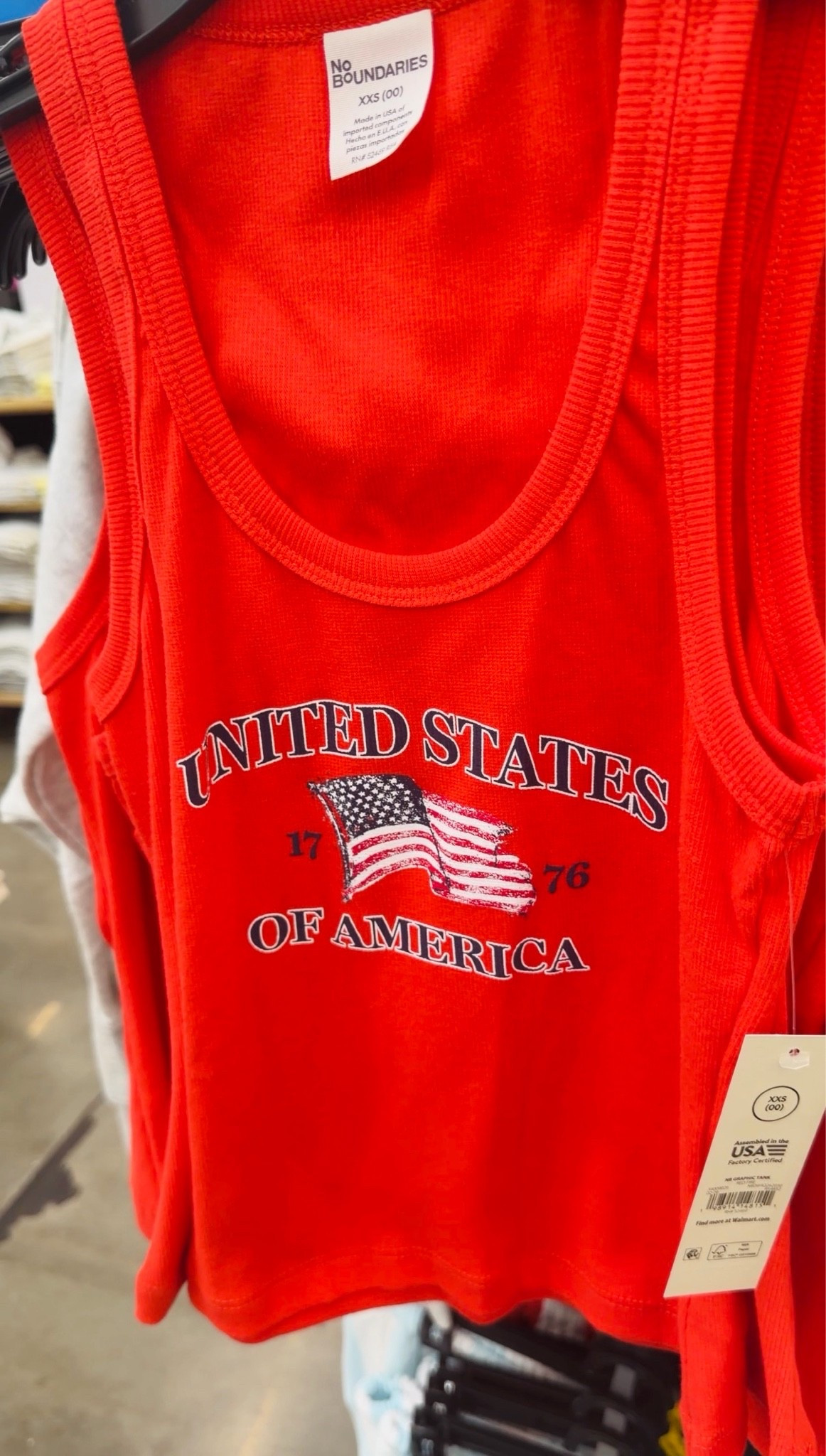 Americana tank top at Walmart #walmart #walmartfashion

#LTKdayinmylife #LTKgrwm #LTKootd