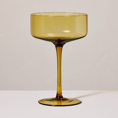 9.8oz Coupe Glass Yellow - Hearth & Hand™ with Magnolia | Target