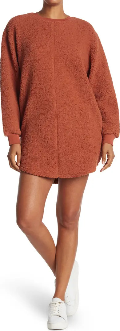 Faux Shearling Hi-Lo Dress | Nordstrom Rack