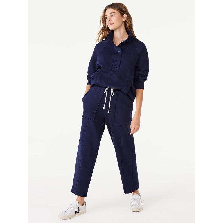 Free Assembly Women's Patch Pocket Sweatpants, 25” Inseam, Sizes XS-XXXL | Walmart (US)