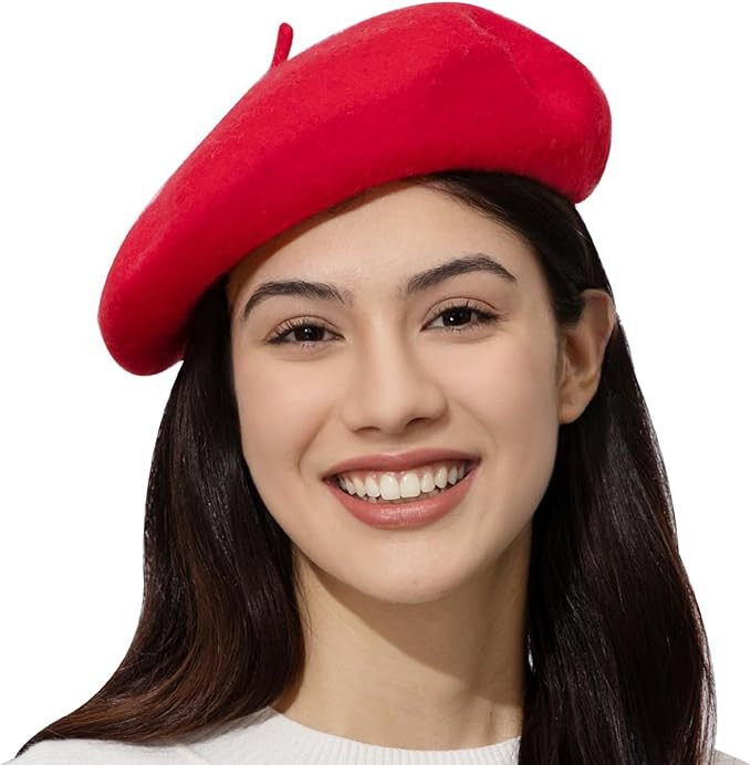 Classic Wool Beret Hats for Women Man Painter hat French Beret for Man Woman Warm Winte. | Amazon (US)