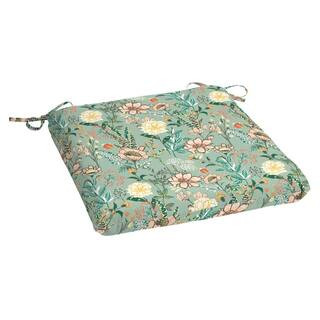 Hampton Bay Wildflower Square Outdoor Seat Cushion TN0E070B-9D6 - The Home Depot | The Home Depot