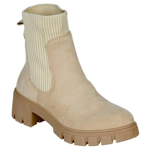 Women's Faux Suede Artic Boots - Beige-Beige-5575615954413   | Burkes Outlet | bealls