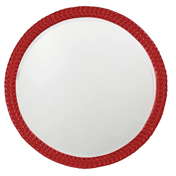 Fideline Wood Round Wall Mirror | Wayfair North America