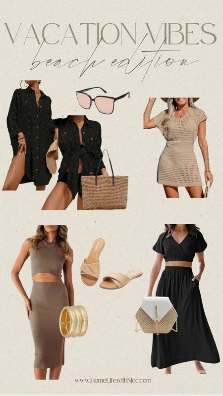 Spring break is just around the corner! Anyone headed to the beach? I linked some cute daytime and night time neutral options!
#neutraldress #beachwear #coverups #beachfashion #vacationoutfit

#LTKstyletip #LTKSeasonal #LTKtravel