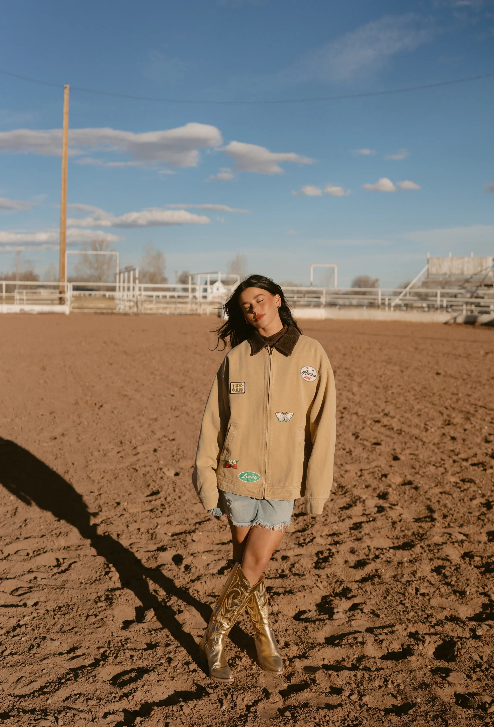 Stella Patch Barn Jacket | Goldie Lew Jewelry, LLC