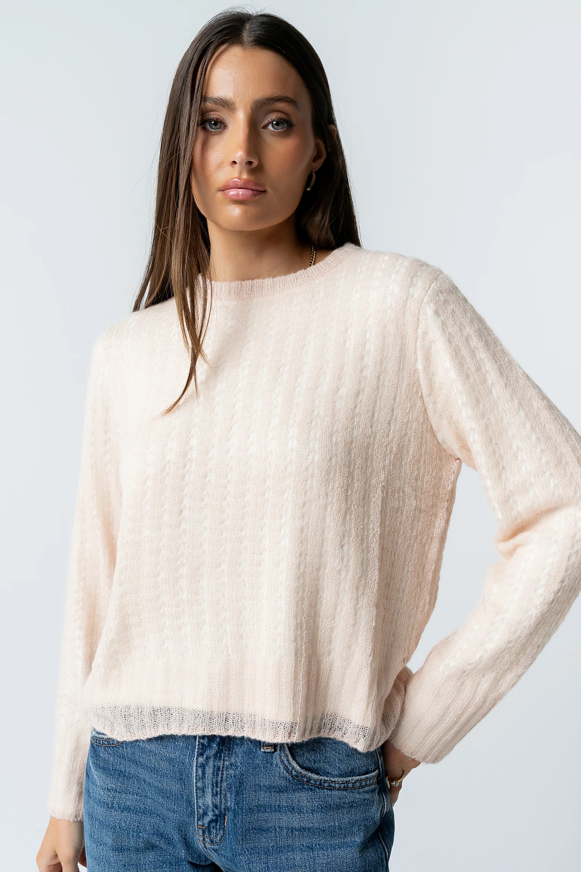 Leo Layered Sweater in Pink | Böhme US