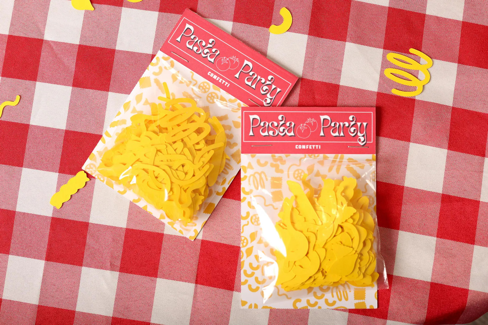 Pasta Party Confetti: Italian Table Decor, Noodle Paper Cutouts | Etsy (US)