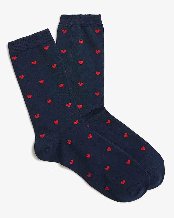Heart trouser socks | J.Crew Factory