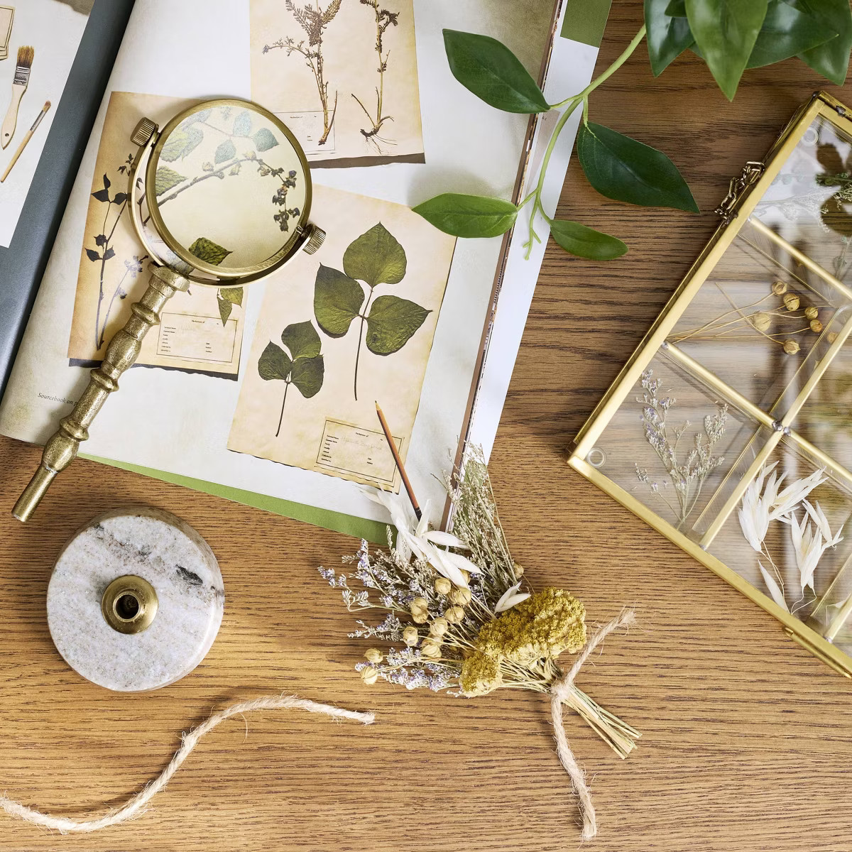 Small Metal and Glass Display Box - Hearth & Hand™ with Magnolia | Target