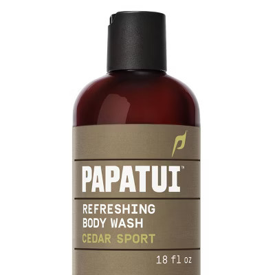 Papatui Men's Sulfate-Free Exfoliating and Hydrating Body Wash - Cedar Sport - 18 fl oz | Target