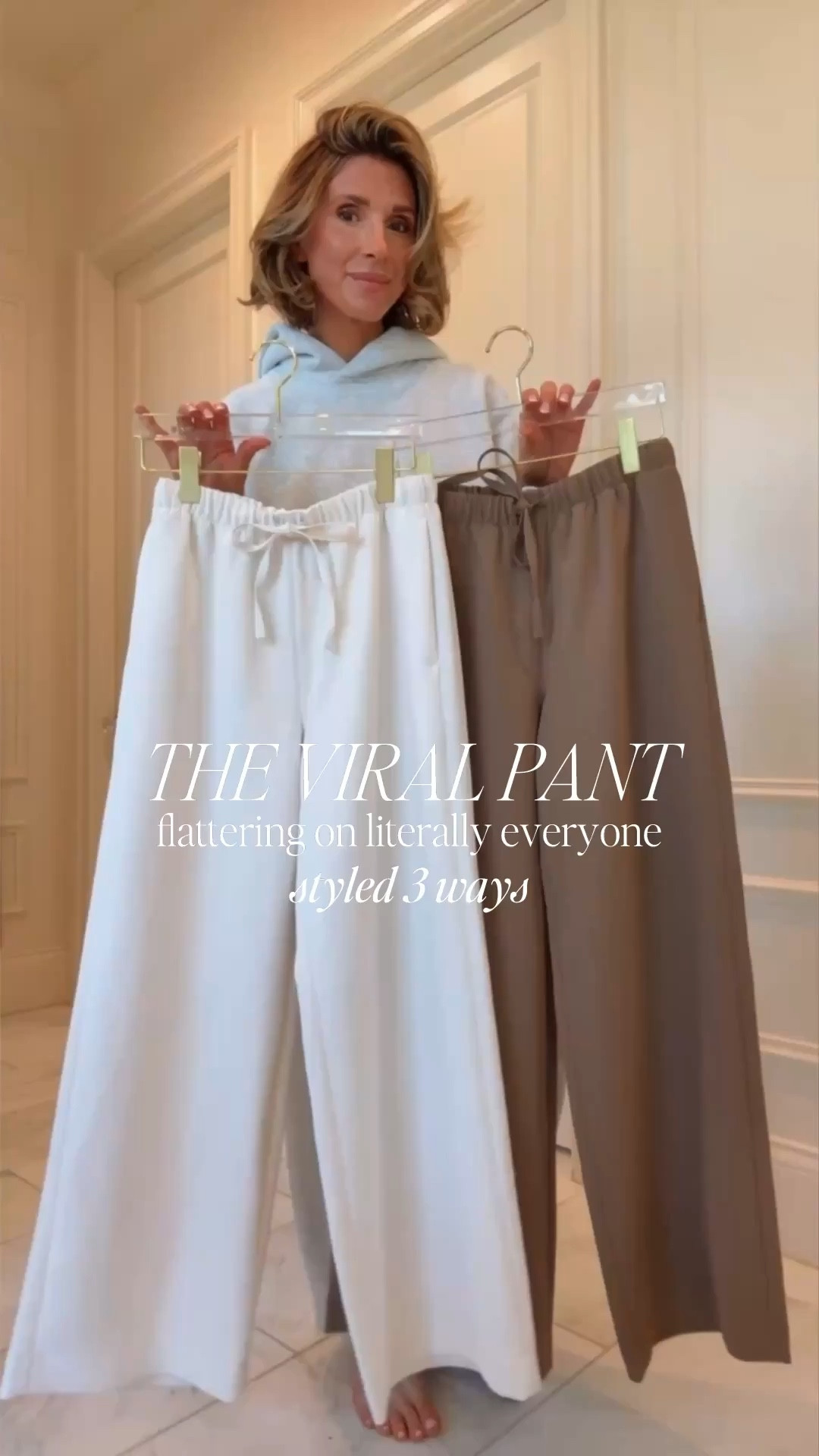 Wearing the viral pants styled here daytime to evening. I'm 5'7 wearing the regular length size small.

#LTKootd