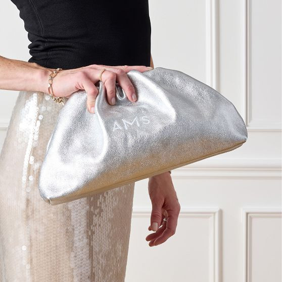 Amalia Italian Leather Clutch | Mark and Graham