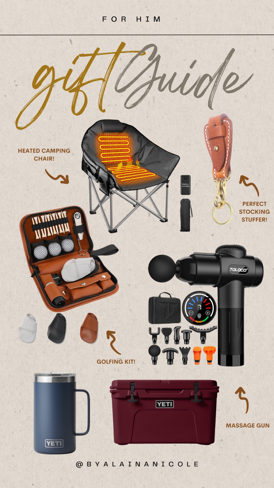 Gift guide, gifts for him! From Amazon! Amazon gift guide, gifts for him, gift ideas, stocking stuffers. 

#LTKGiftGuide #LTKMens #LTKHoliday