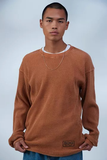 BDG Vintage Wash Thermal Shirt | Urban Outfitters (US and RoW)