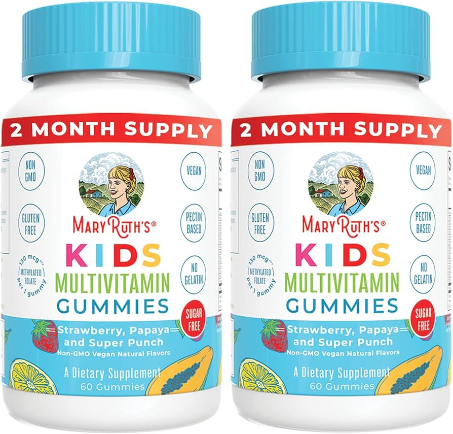 MaryRuth Organics Vitamin Gummy, Sugar Free, Kid and Toddlers Ages 2+, Daily Vitamins C, D3, Zinc... | Amazon (US)