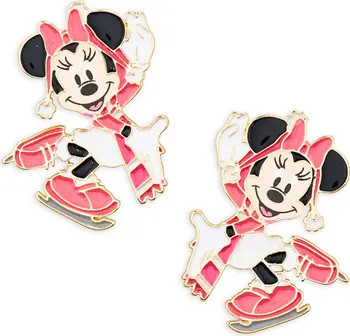 BaubleBar Minnie Mouse Ice Skating Statement Earrings | Nordstromrack | Nordstrom Rack