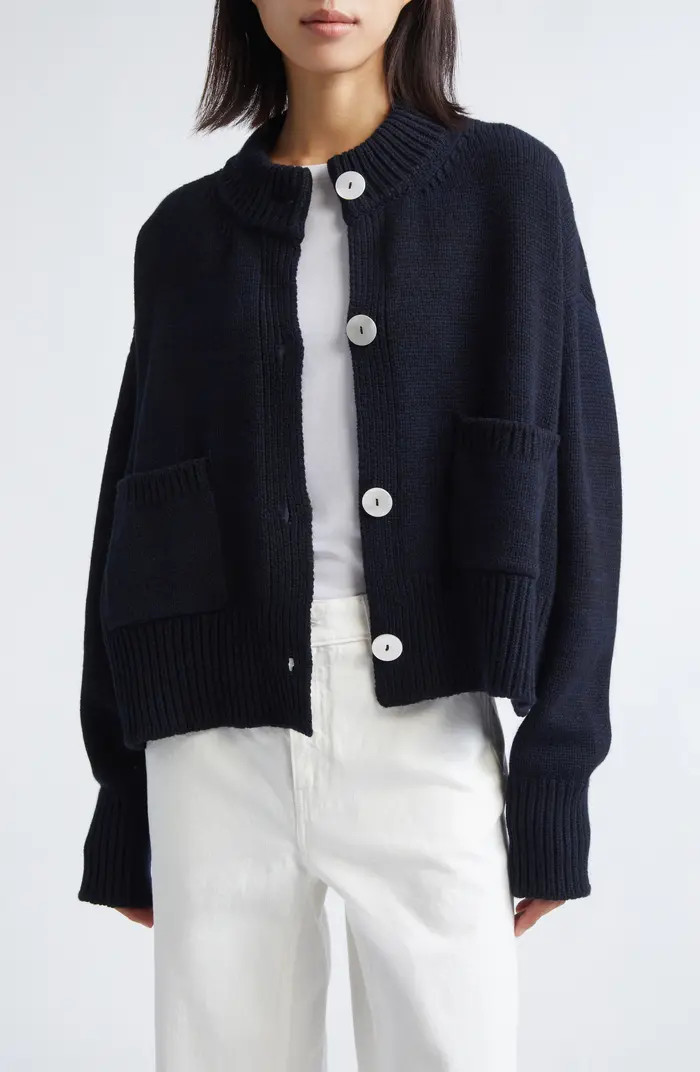 NACKIYÈ Icrebreaker Merino Wool & Cashmere Mélange Cardigan | Nordstrom | Nordstrom