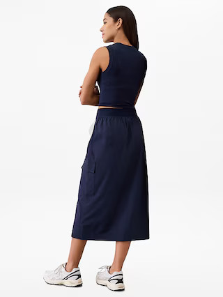 Brooklyn Heights High Rise Cargo Skirt | Athleta | Athleta