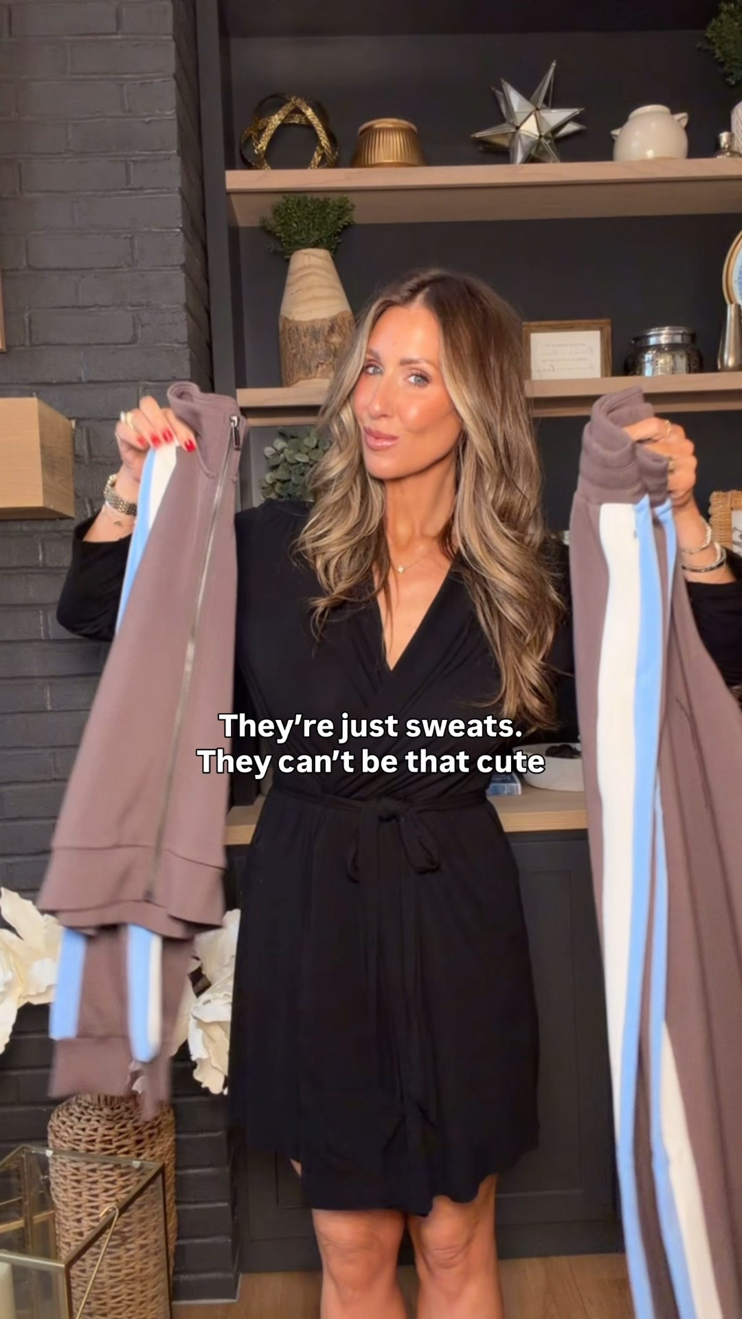 SPANX 20% off sale! 
Size small jacket 
Size large pants (I like a little oversized) 


#LTKOver40 #LTKmorningroutine #LTKootd