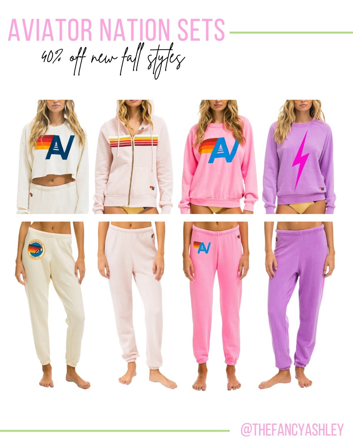Aviator Nation is having its biggest sale of the year! 40% off new fall styles and 20% off sitewide. These are my go-to lounge sets for everyday wear - so comfy and they come in tons of color options. So cute and perfect time to stock up for fall!

#LTKActive #LTKStyleTip #LTKSaleAlert