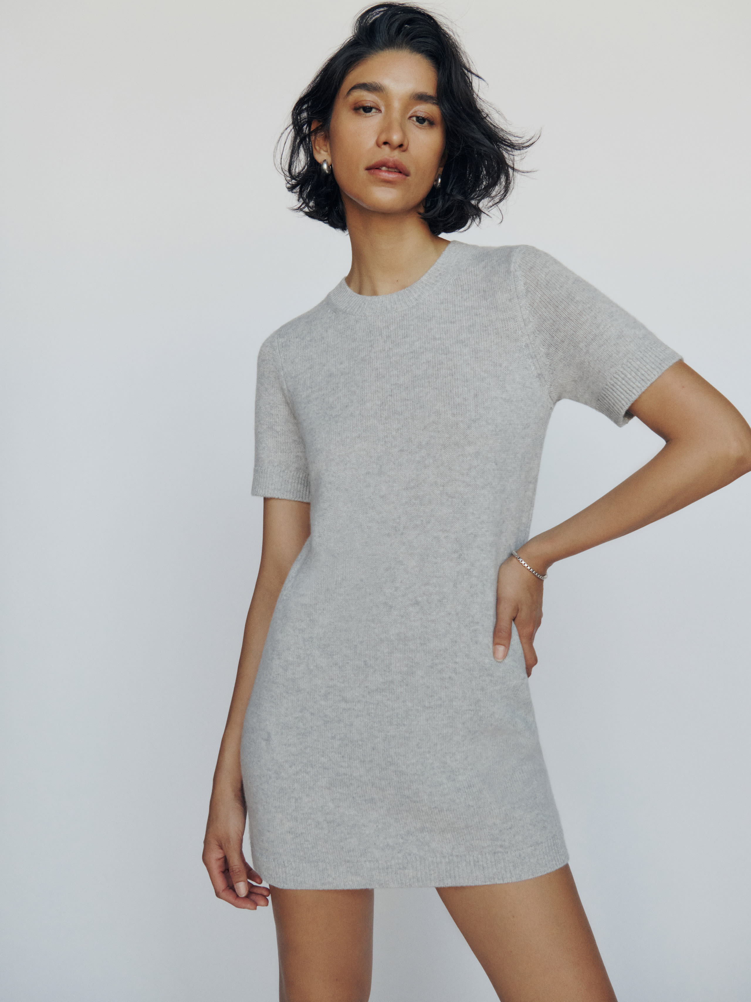Bell Cashmere Mini Dress | Reformation (Global)