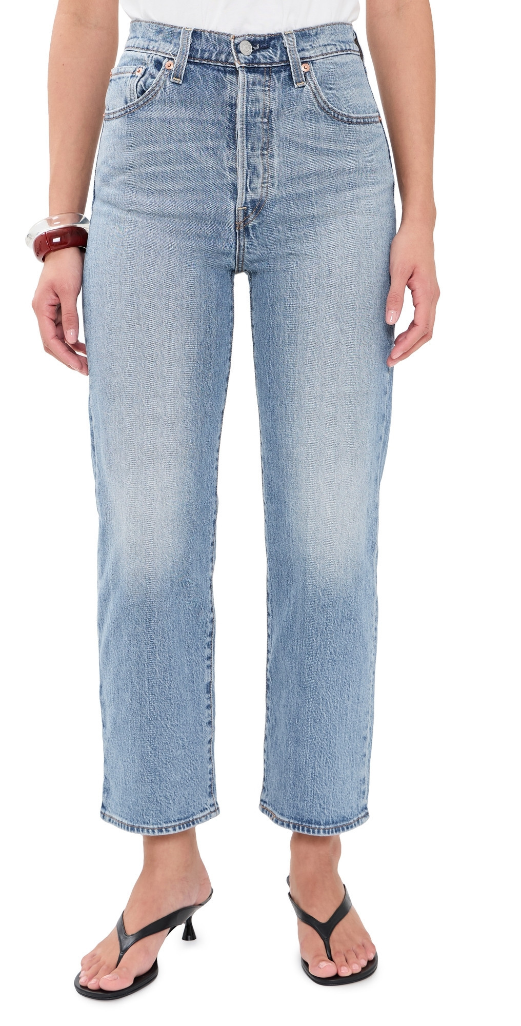 Levi's Ribcage Straight Ankle Jeans Should Be Easy 31 | Shopbop