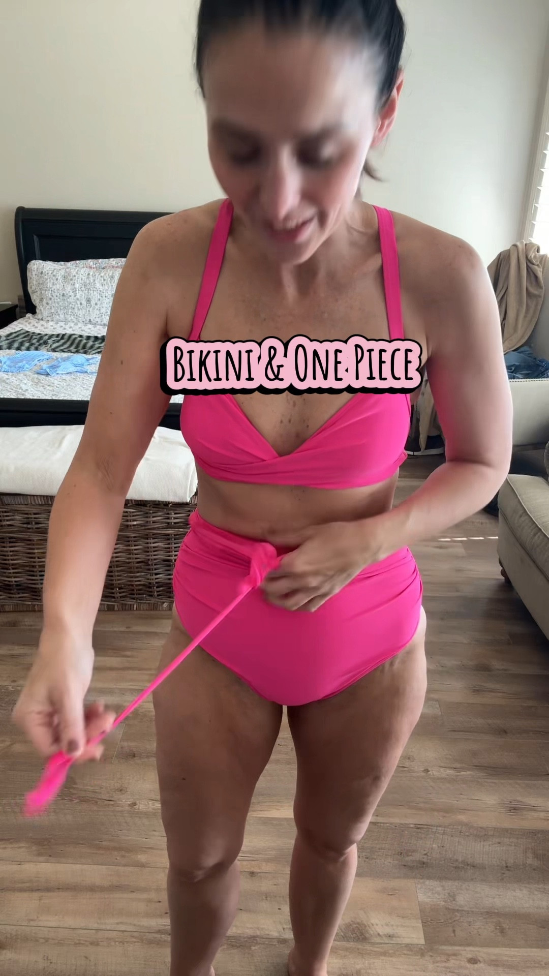 2 in 1 flattering bikini/one piece 

#LTKMothersDay #LTKSwim #LTKOver40
