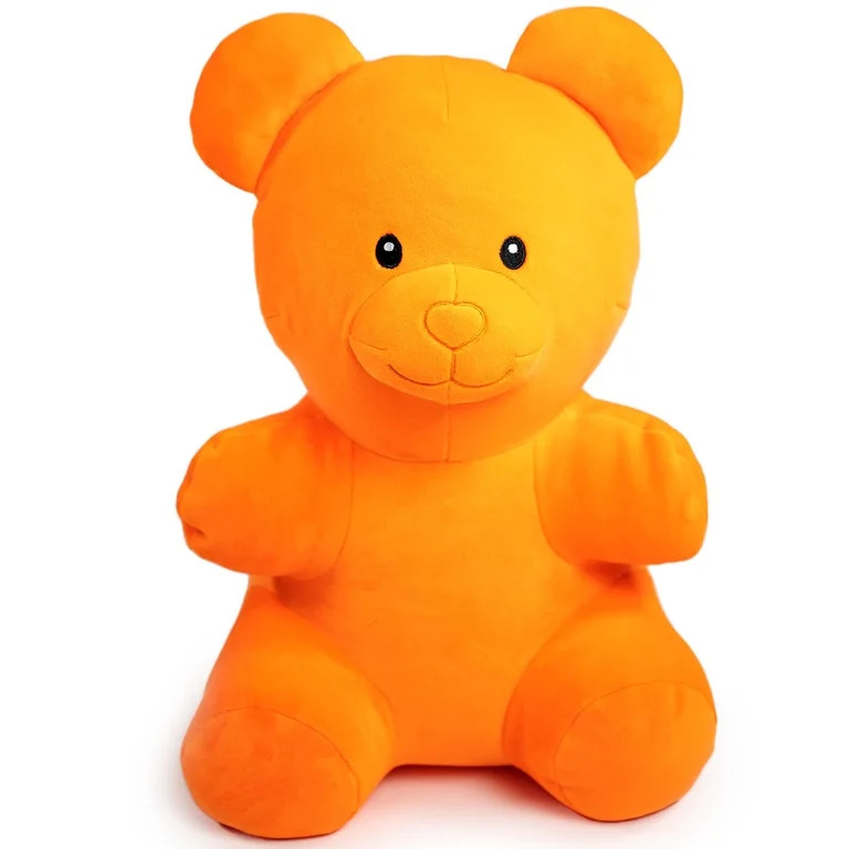 Valentine's Day Orange Gummy Bear Plush, 16 in, by Way To Celebrate | Walmart (US)