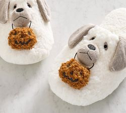 Doug the Dog With Pumpkin Slippers | Pottery Barn (US)