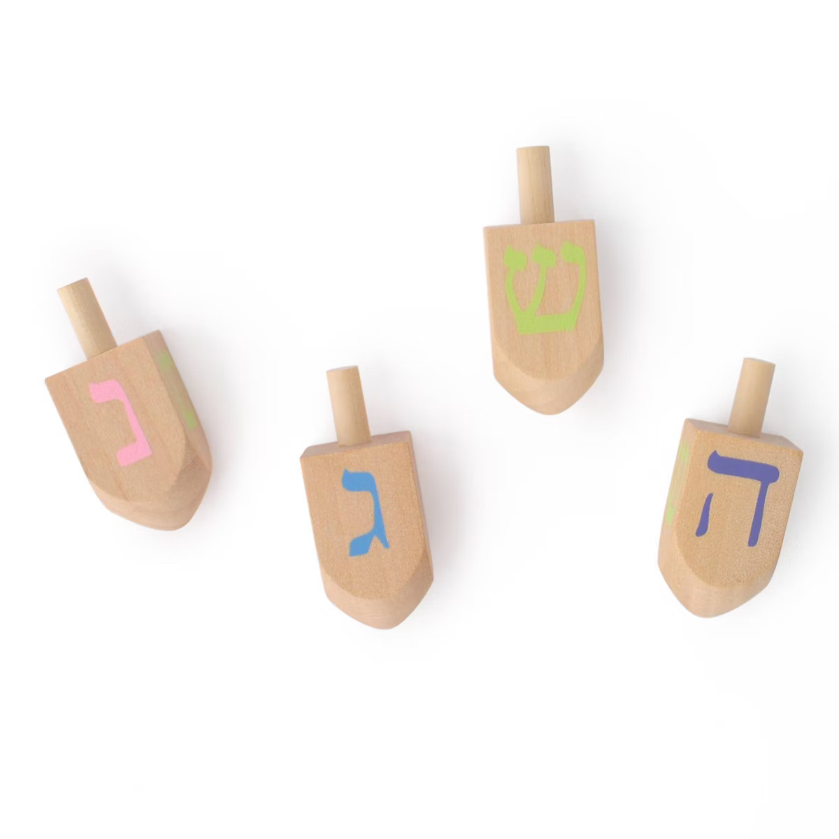 4ct Wood Dreidels - Bullseye's Playground™ | Target