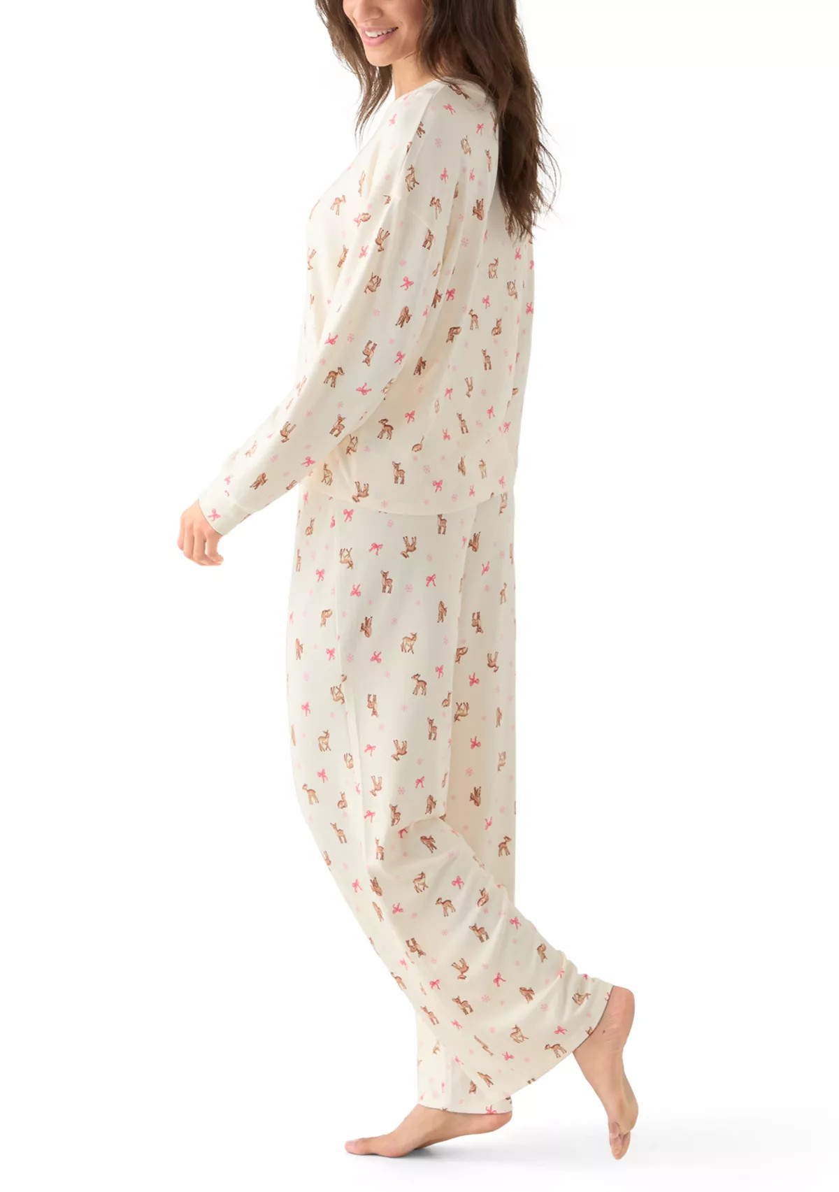 Women's Cozy Brushed Pajama Set | Belk