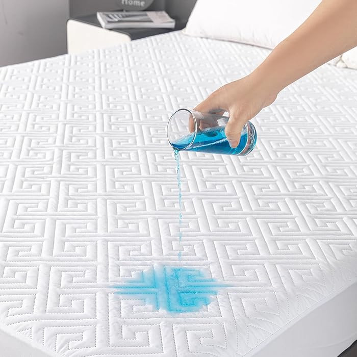 Mattress Protector Queen Size,Waterproof IPX5,Quilted 325GSM Bed Mattress Cover,6"-18''Deep Pocke... | Amazon (US)