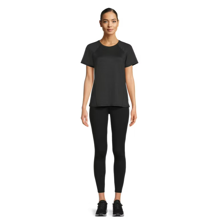 Athletic Works Women's Active T-Shirt and Leggings Set, 2-Piece, Sizes XS-XXXL | Walmart (US)