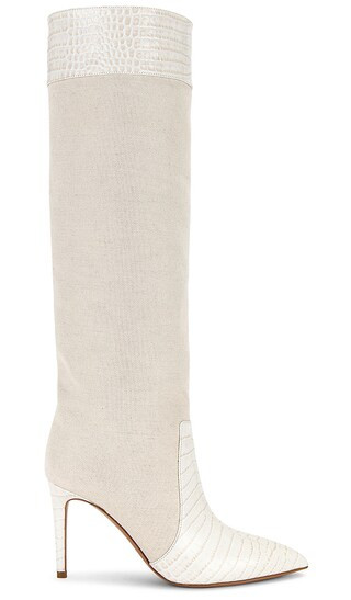 Stiletto 85 Boot in Bone China Naturale | Revolve Clothing (Global)